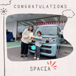スペーシア納車しました☆彡